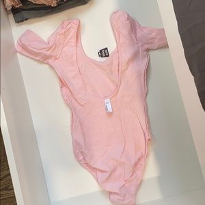 Backless / low back one piece suit from American A